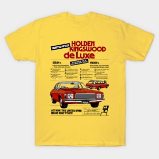 1975 HOLDEN KINGSWOOD - advert T-Shirt